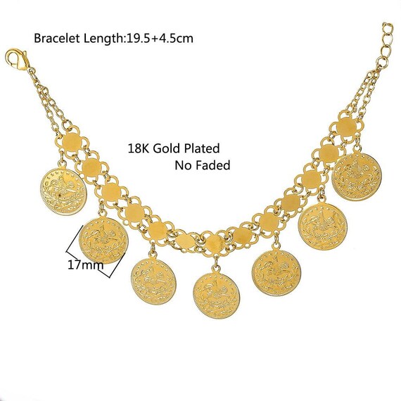 Arabic coin deals bracelet