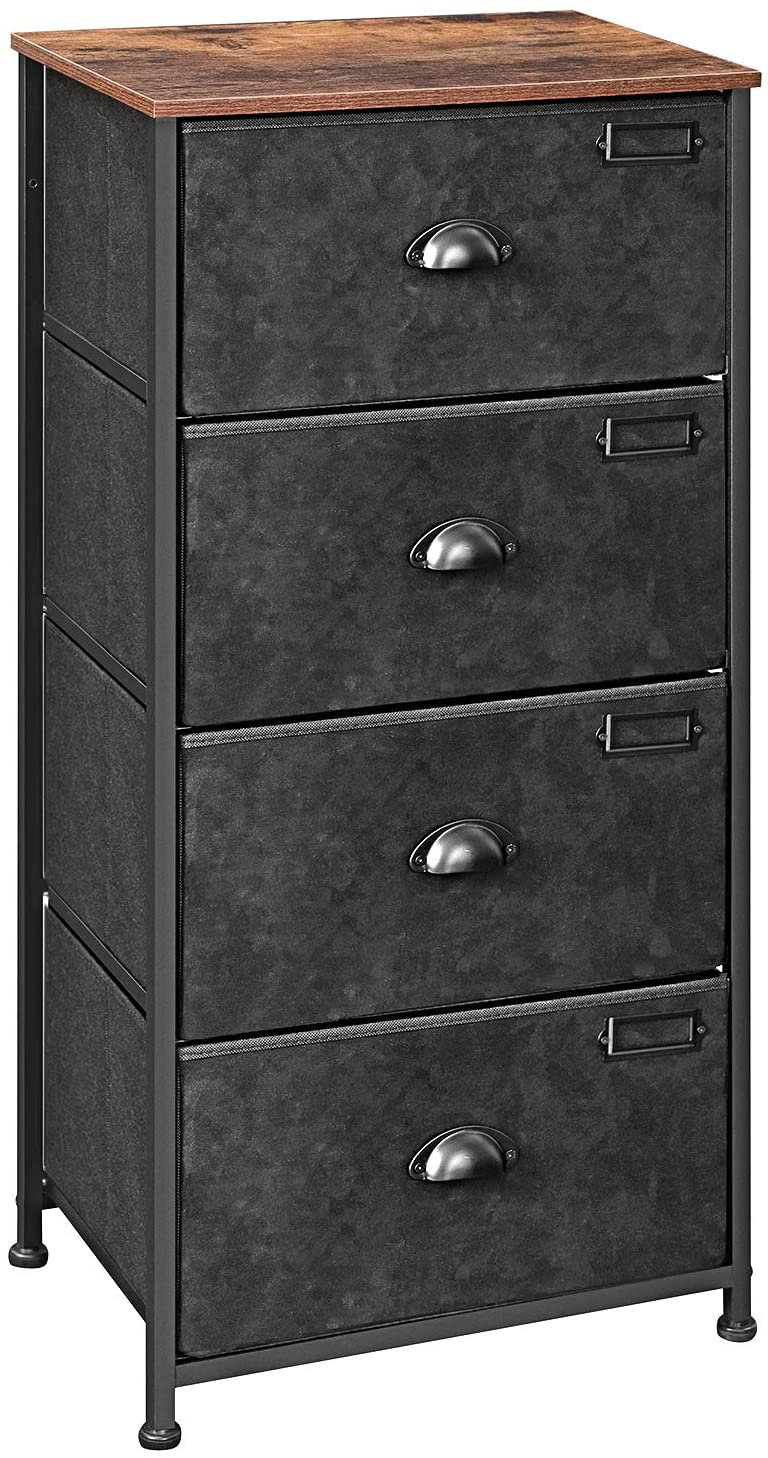 Modern Vertical Dresser Tower Fabric Drawer Dresser with 4 Etsy