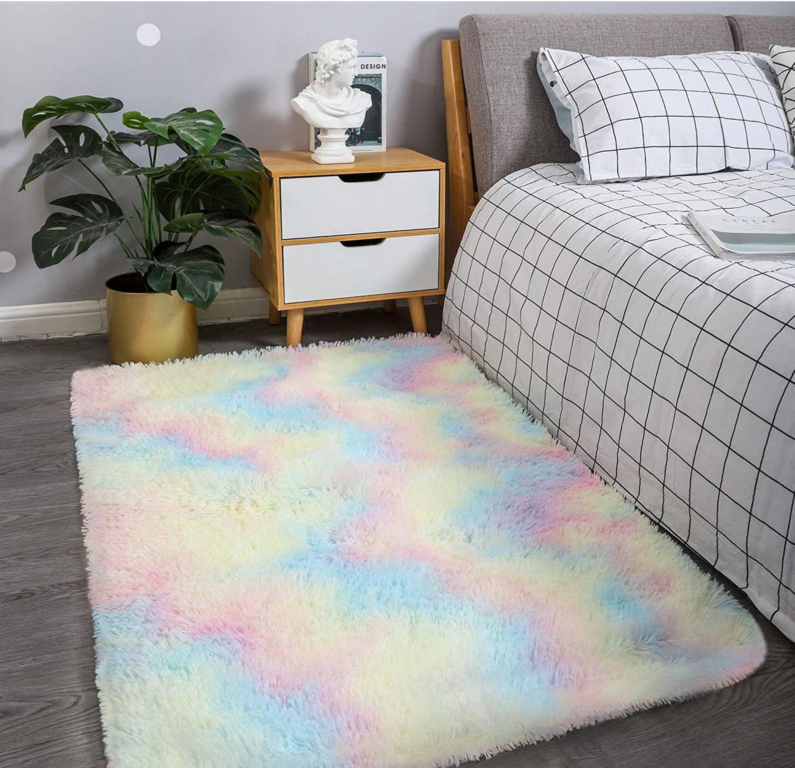 Alfombra de área ultra suave shag esponjoso 3'X5' | Etsy