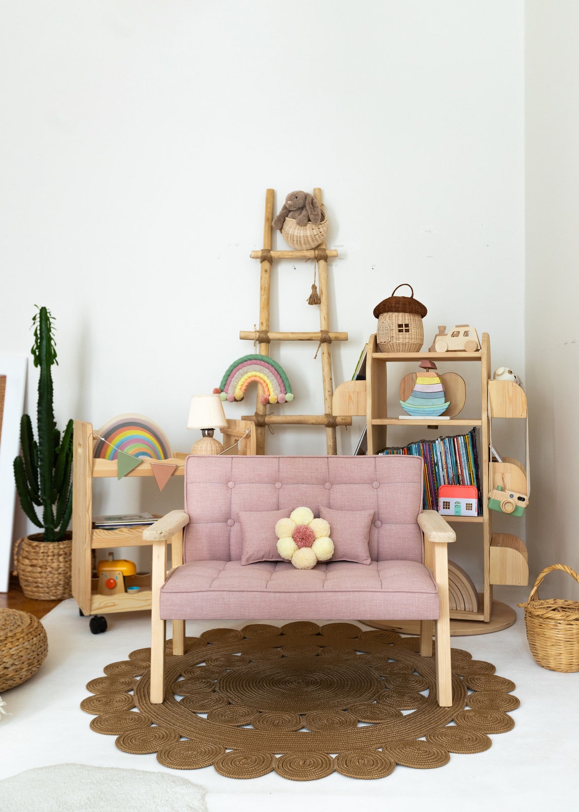 Mini Sofa for Kids Kids Living Room Couch Double Armchair | Etsy