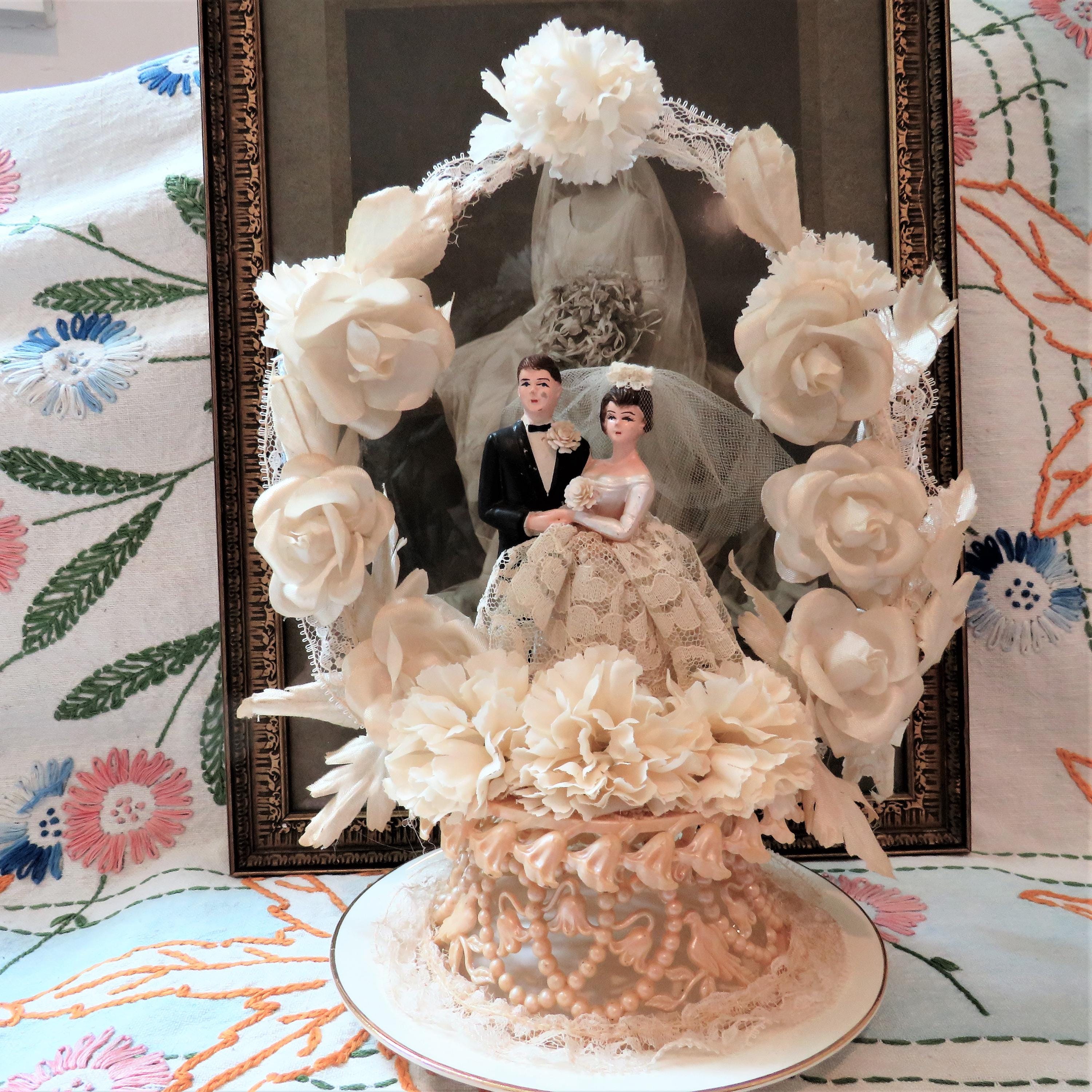 Vintage Lace Cake Topper - Etsy