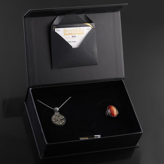 Women's Agate Necklace in 925 Silver • Yemen Aqee… - image 6