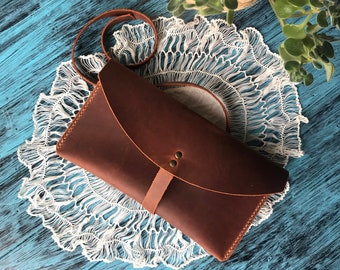 Handmade Leather Tarot Card Pouch: Custom Deck Holder
