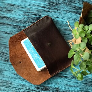 Tarot leather case, Tarot deck box, Tarot pouch, Tarot bag