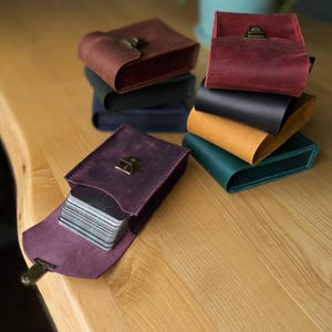 Étui en cuir de tarot, boîte de jeu de tarot, pochette de tarot, sac de tarot