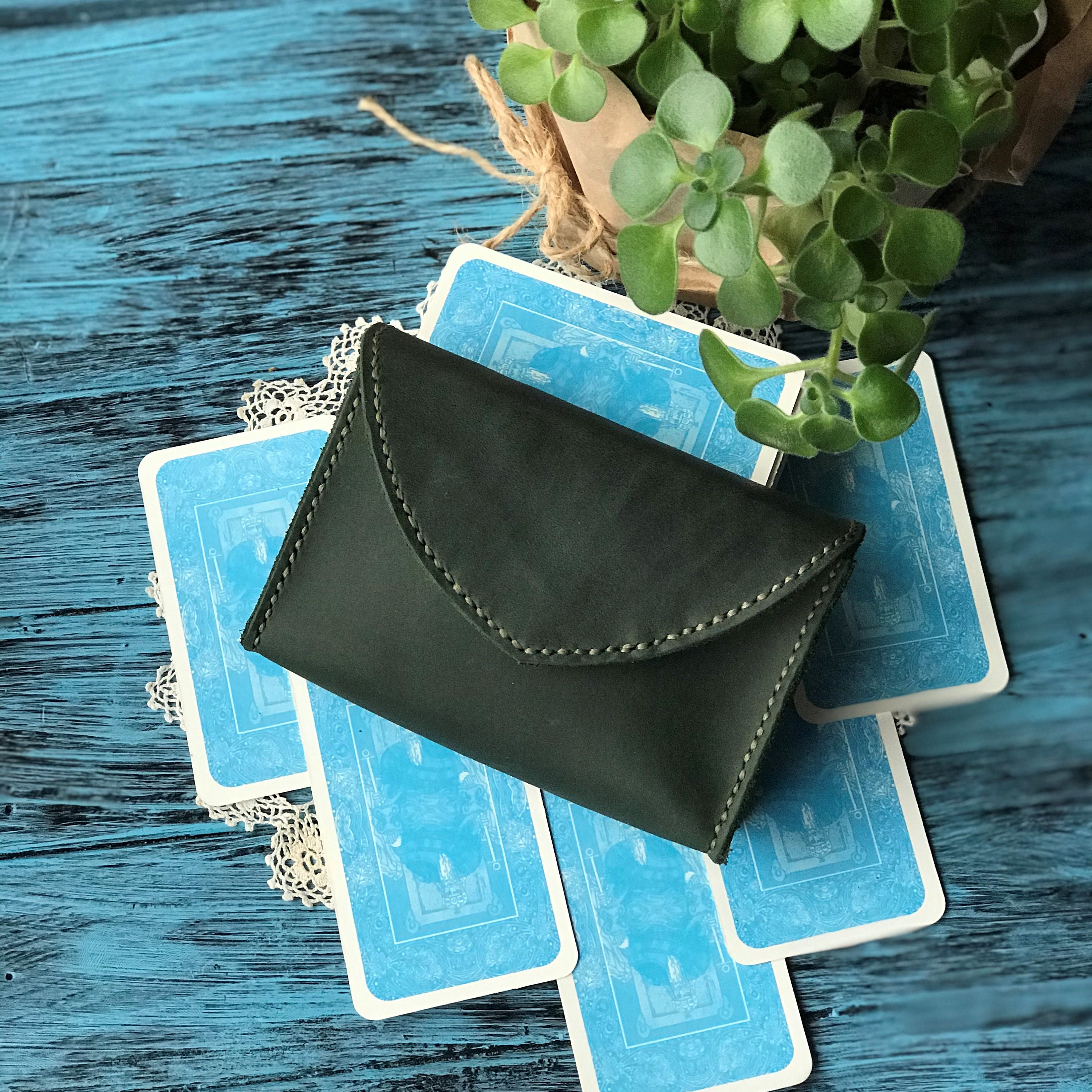 Tarot Card Pouch Durable Drawstring Tarot Card Holder 13x18cm Novel Tarot Card & Dice Bag Board Game Embroidery Tarot Bag For