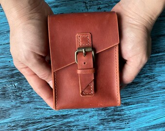 Handmade Leather Tarot Card Box: Personalized Tarot Deck Holder