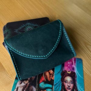 Tarot leather case, Tarot deck box, Tarot pouch, Tarot bag