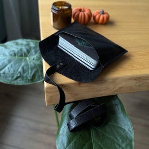 Handmade Soft Leather, Tarot Card Pouch
