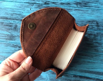 Small Card Case Pouch - Universal Thread™ Brown: Lightweight
