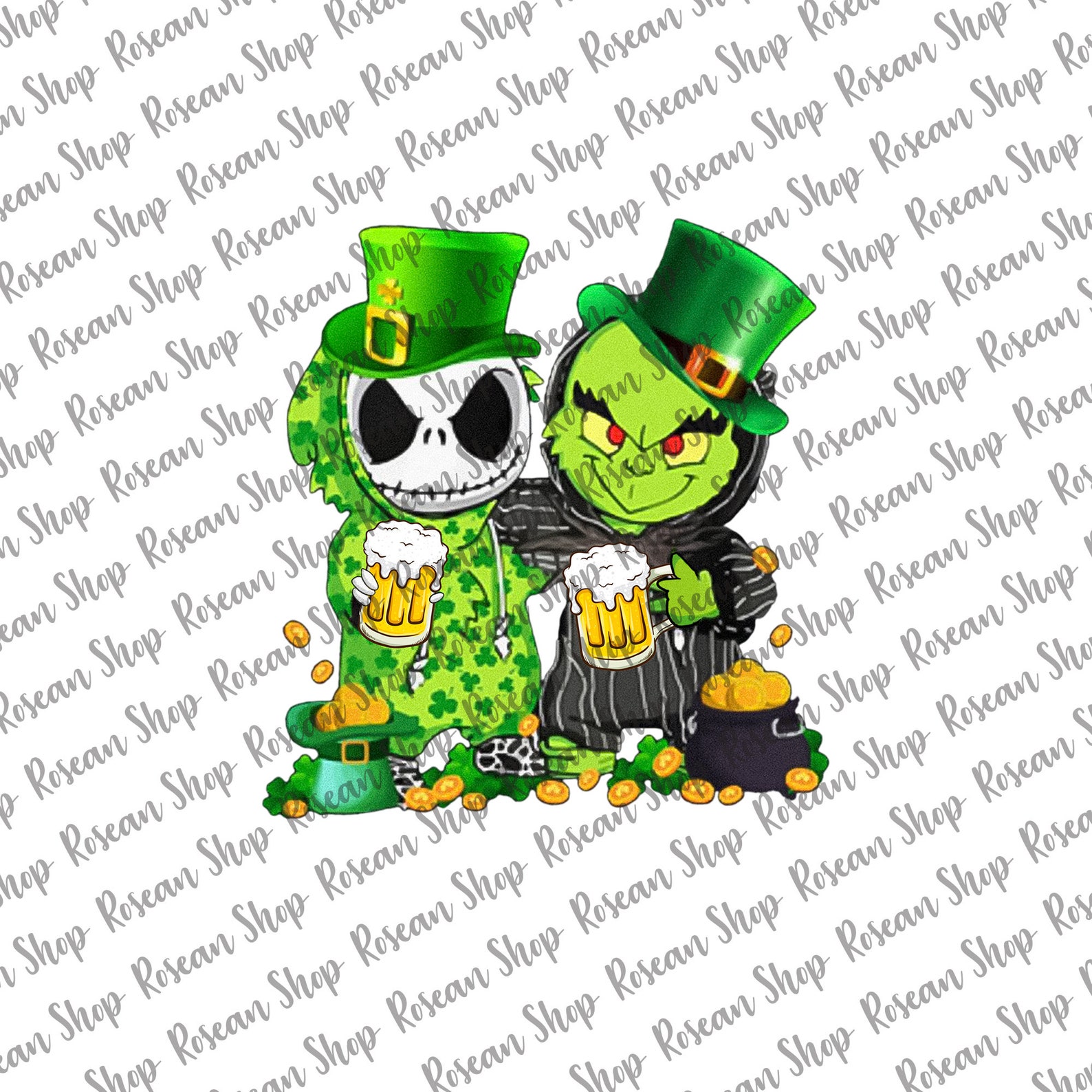 jack skellington st patricks day