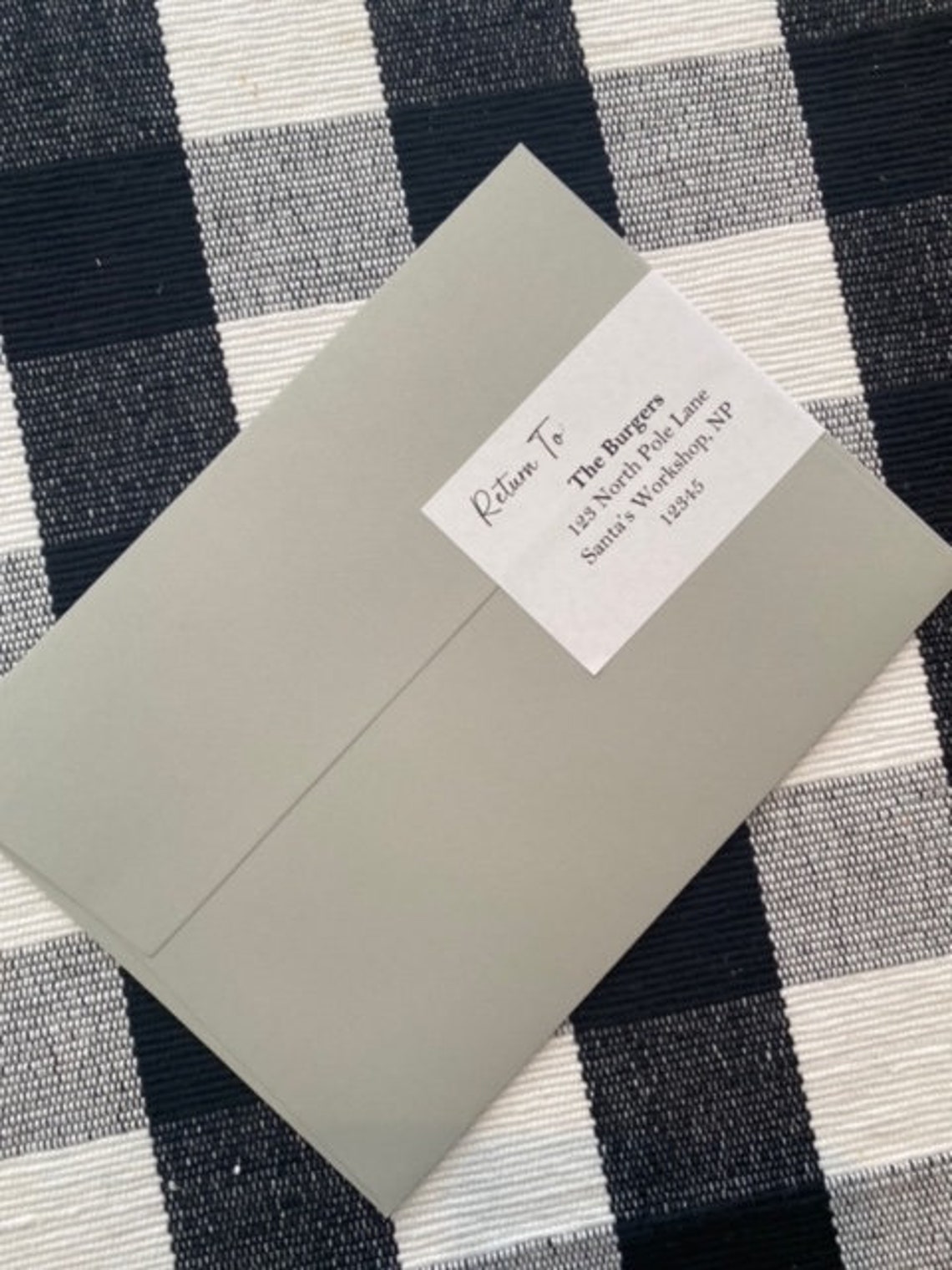 Wrap Around Address Label Template Custom Address Labels Etsy