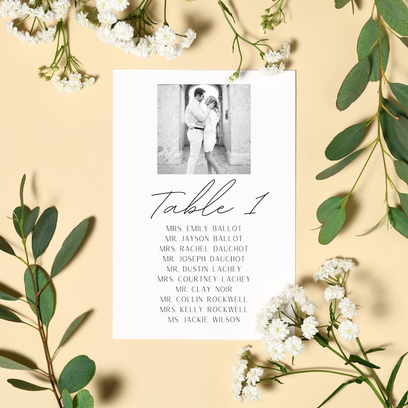 Seating Chart Frame Etsy