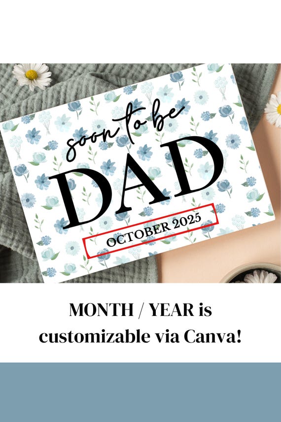 Viayen Portachiavi Regalo Per Futuro Papà | Biglietto D'Annuncio In Acciaio Inox "Daddy, I Can't Wait To Meet You" Per Marito O Fidanzato