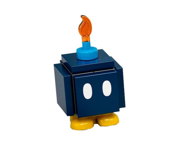 Lego Bob omb 71362 Char01 Scanner Code With Yellow Lines Super