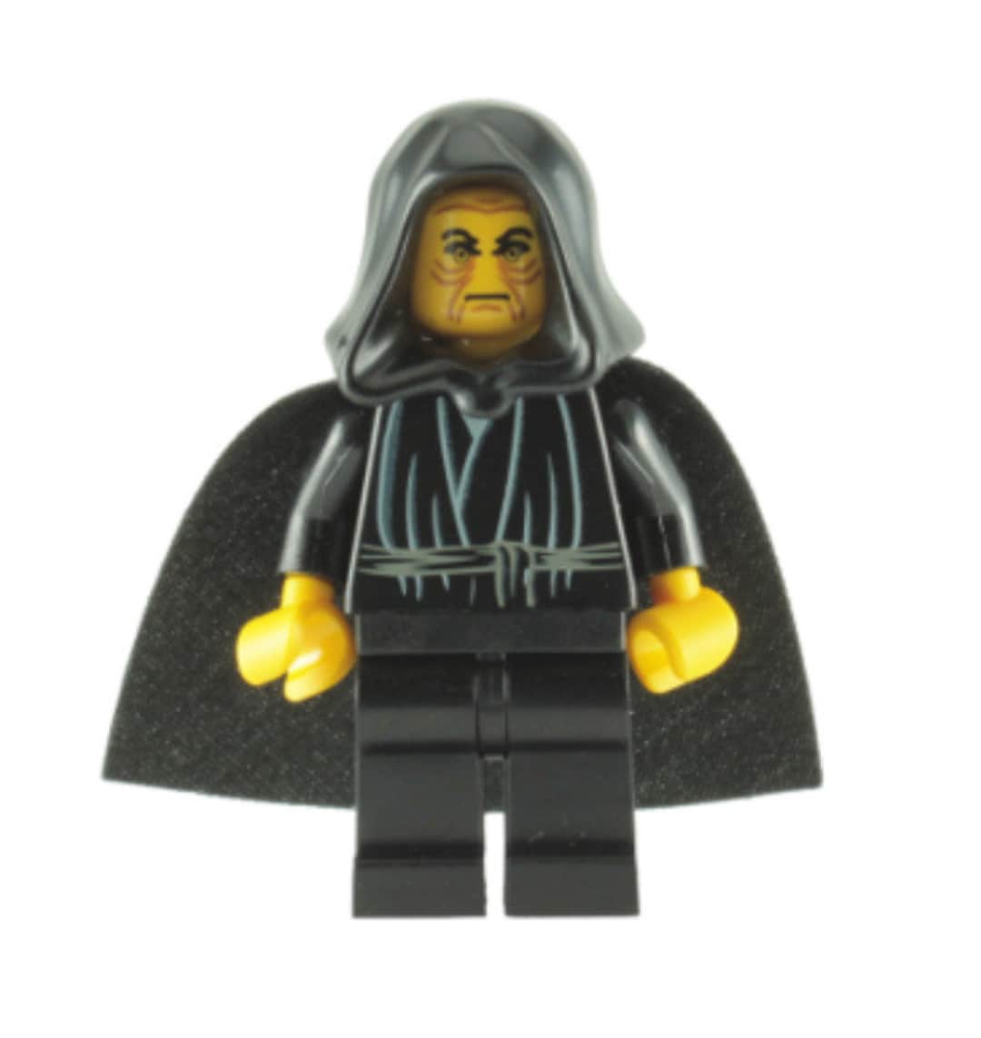 nabo Fjord Cosmic Lego Emperor Palpatine 7200 7166 3340 Yellow Head & Hands Star - Etsy
