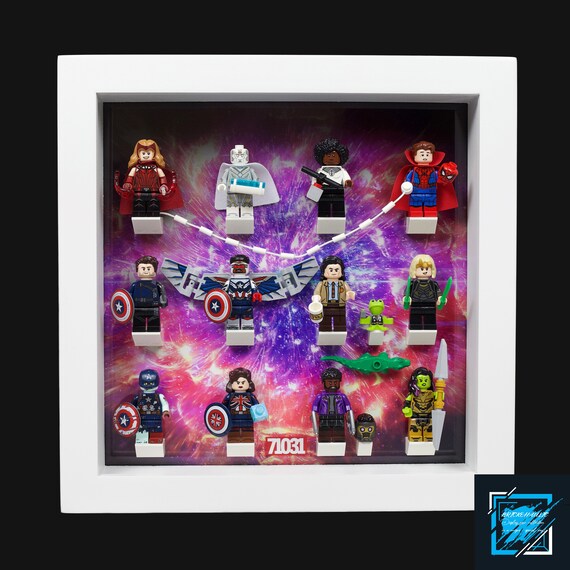 Display frame to display Lego Marvel Minifigures WHAT IF 71031 