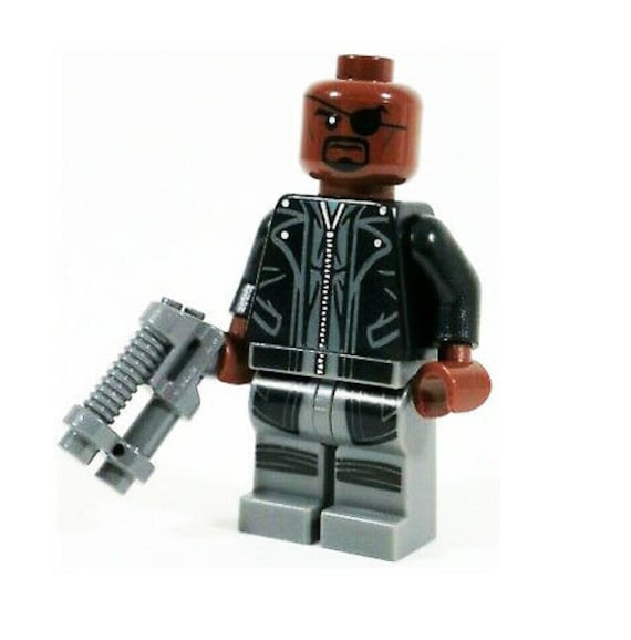 Lego Nick Fury 76042 Gabardina de cuero Avengers Super Heroes - Etsy España