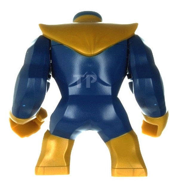 Lego Thanos 76049 Big Figure Dark Blue Arms Avengers Super Heroes Minifigure