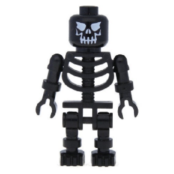 Lego Skeleton Black 4766 Evil Skull Harry Potter Minifigure
