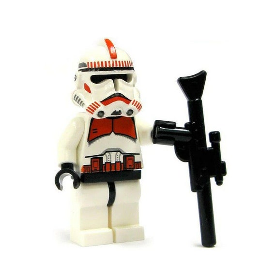 detekterbare Pløje salami Lego Shock Trooper 7655 Clone Trooper Red Markings Star Wars - Etsy Israel