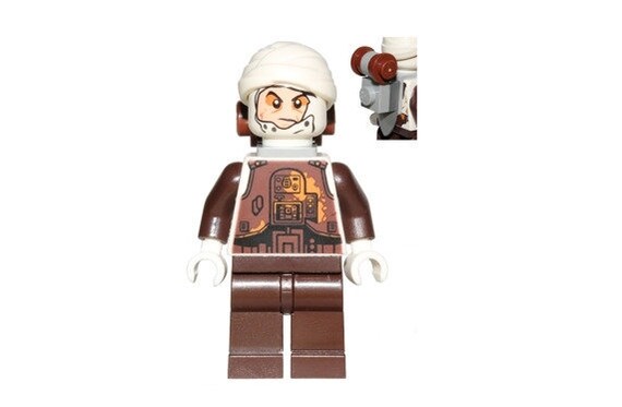 Lego Dengar 75145 75167 White Torso Star Wars Minifigure - Etsy