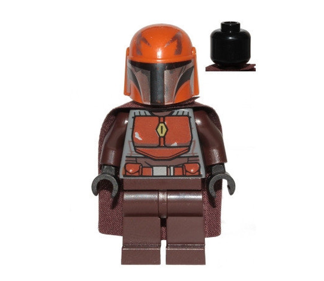 Buy Lego Mandalorian Tribe Warrior 75267 Dark Orange Helmet