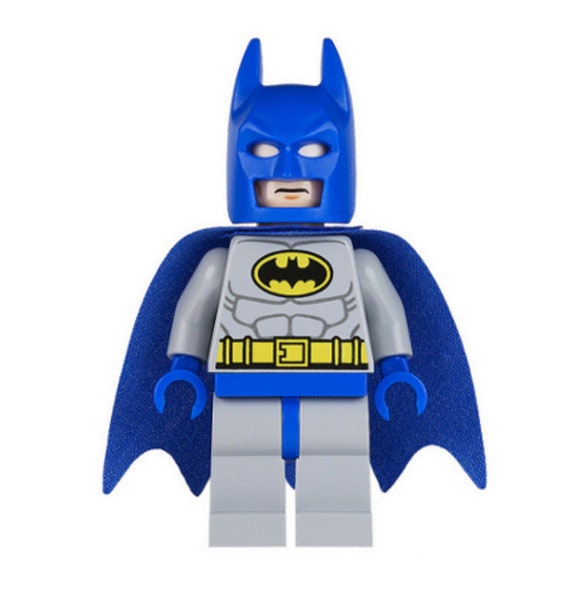 Massage reductor Vis stedet Lego Batman 10724 10672 Blue Mask Cape Batmobile Super Heroes - Etsy