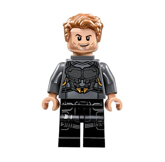 Lego Star-lord 76081 Peter Quill Silver Armor Jet Pack Super