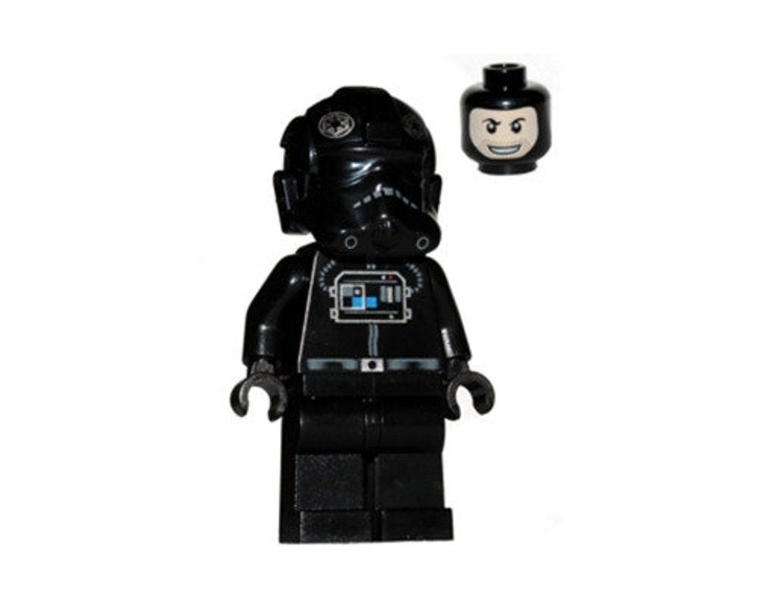 Lego TIE Fighter Pilot 9492 Patterned Head Star Wars Etsy Israel
