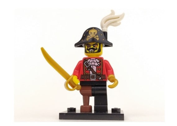 Lego Pirate Captain 8833 Collectible Series 8 Minifigure