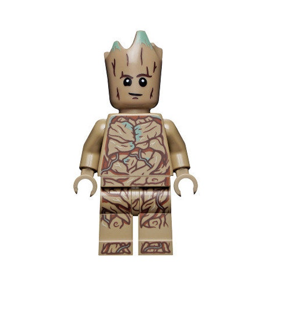 Lego Groot, Teen Groot 76193 Dark Tan Avengers Endgame Super Heroes  Minifigure