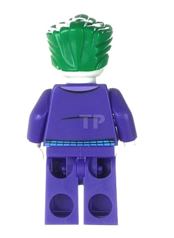 lys s Lys kombination Lego the Joker 76035 Blue Vest Dual Sided Head Jokerland Super - Etsy  Denmark