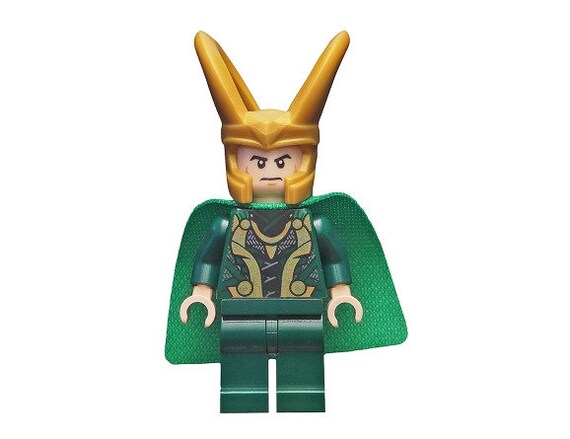 Lego Loki 76152 Spongy Cape Dark Green Legs Super Heroes - Etsy