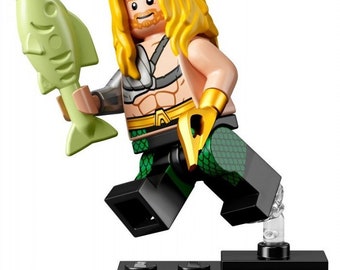 LEYILE BRICK Limited Edition Custom Aquaman Lego Minifigure 