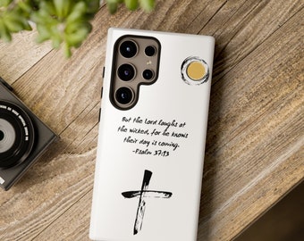 Inspirational Christian Samsung Phone Case: Tough, Shock-Proof Design