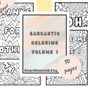 Yes I Have Anxiety Coloring Book 