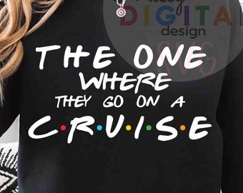 Friends Cruise SVG, Family Vacation Design (Digital Download)