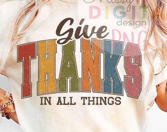 Diseño de camiseta de Acción de Gracias de otoño (descarga digital)