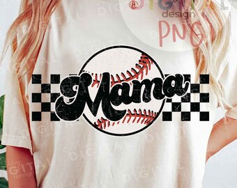 Baseball Mama PNG, Game Day Sublimation Design (Digital Download)