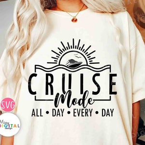 Modo crucero SVG PNG, Crucero Svg, Vacaciones en crucero Svg, Barco Svg, Crucero Svg, Vibras de verano Svg, Verano Svg, Modo vacaciones Svg, Cricut, Silueta