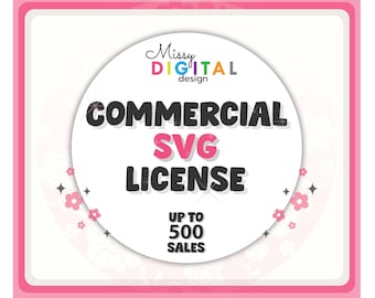 Licentie voor commercieel gebruik voor kleine bedrijven voor 1 SVG-ontwerp