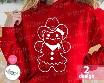 Gingerbread Cowboy Svg - Etsy