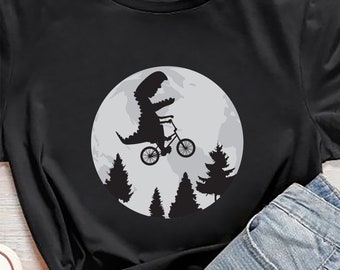 Dinosaur On Bike Riding Svg, T-Rex Svg, dinosaur cut files, dinosaur Shirt Svg, Picture frame Svg, dinosaur Shirt Svg for Cricut, Png