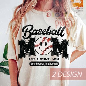 Baseball Mom PNG, Varsity, Sports PNG, Baseball Mama png, Mom png, Baseball Shirt, Loud and Proud Baseball Mom Sublimation Design Downloads