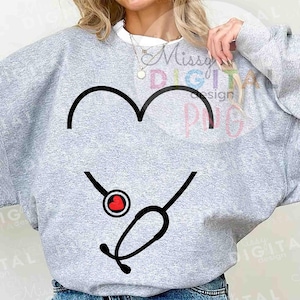 Heart Stethoscope SVG - Nurse SVG,Stethoscope Name Svg,Stethoscope svg with heart,Doctor Svg,Love Svg,Png,Silhouette,doctors day svg
