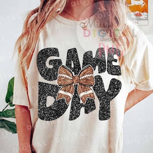 Fußballspieltag PNG, Glitzer Fußball PNG, Spieltag Png, Fußball Png, Fußballsaison Png, Sublimationsdesign, Sport Png, Fußballtrikot