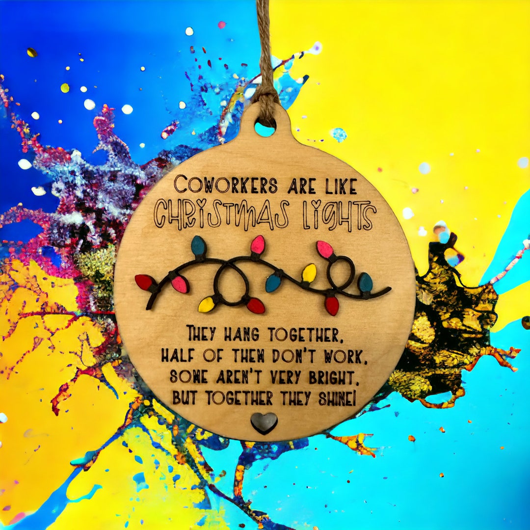 Coworkers Are Like Christmas Lights Ornament Etsy coworkers-are-like-christmas-lights-ornament-etsy