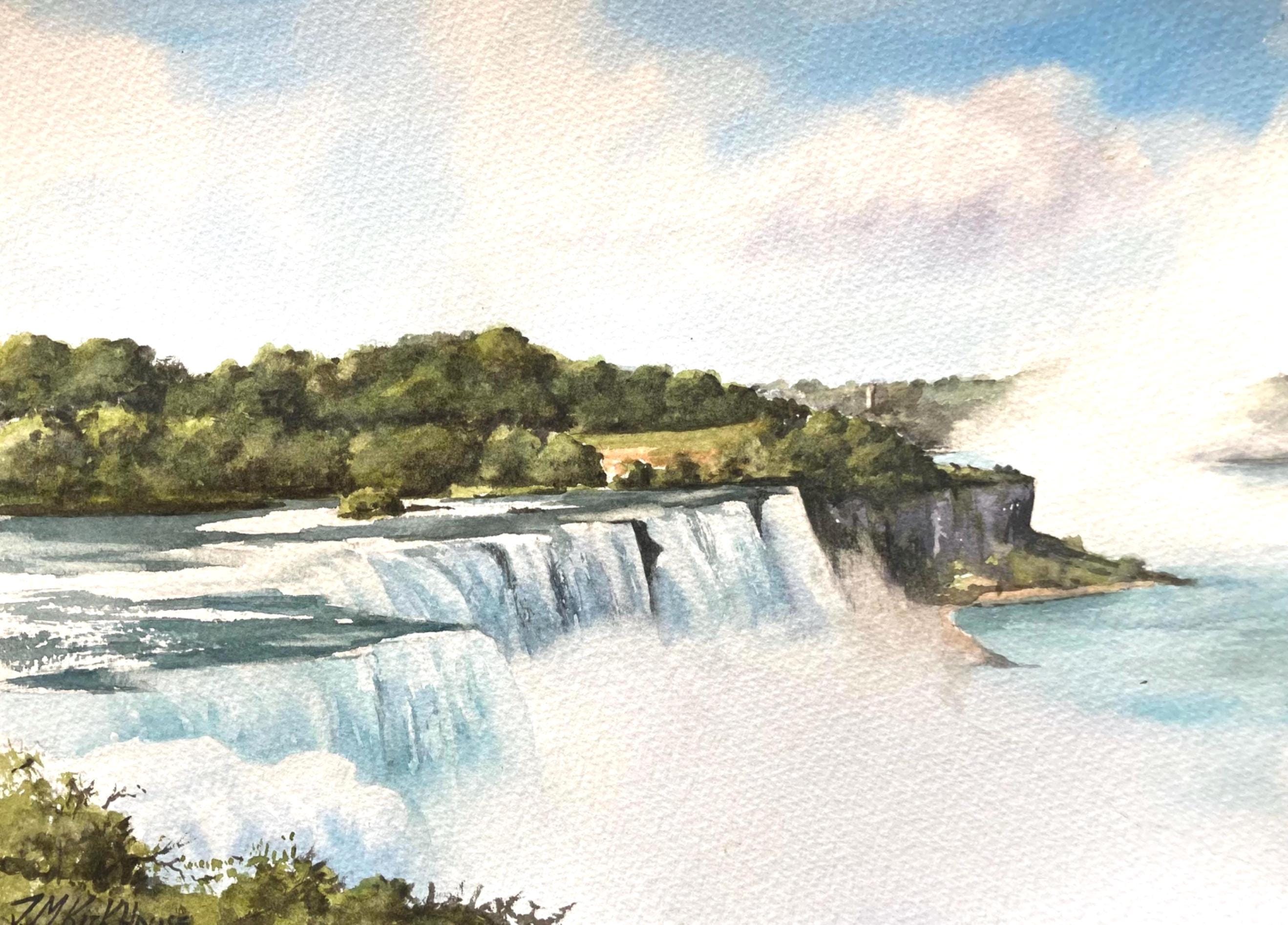 Niagara Falls original watercolour painting 15 x 11 inches
