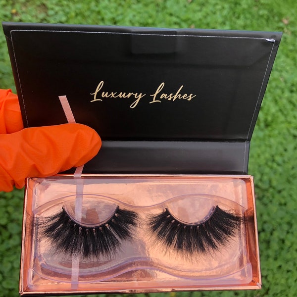 Luxury Faux Mink Lashes Style 972, 25mm lashes, Mega Volume Lashes